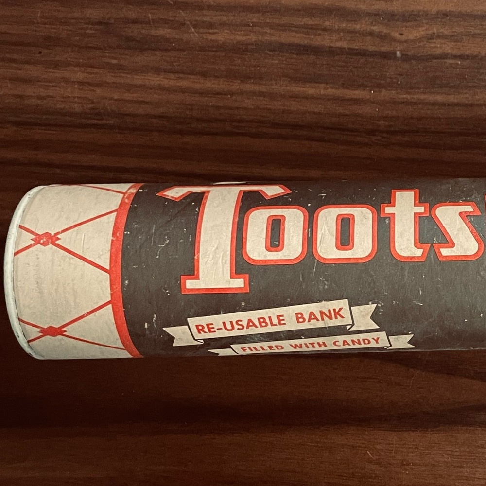 Vintage Tootsie Roll Coin Bank